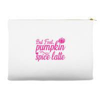 But First Pupmpkin Spice Latte, Halloween Accessory Pouches | Artistshot