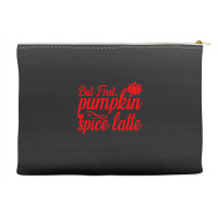 But First Pupmpkin Spice Latte, Halloween Accessory Pouches | Artistshot