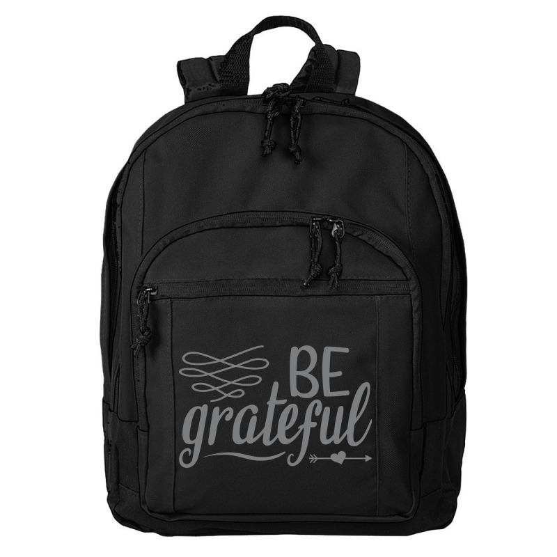 Be Grateful, Heart Basic Backpack | Artistshot