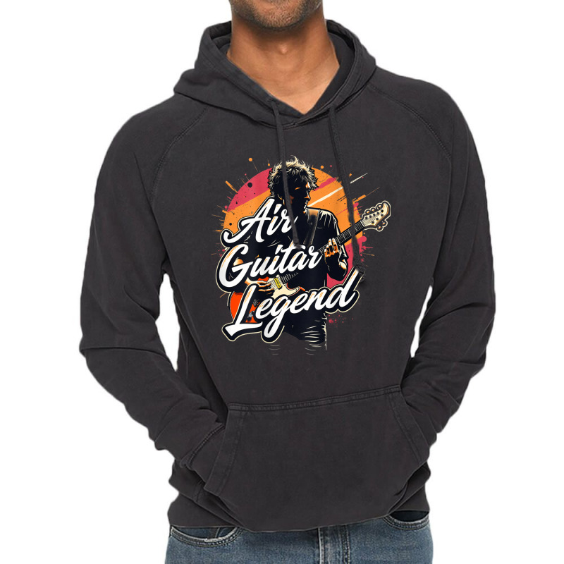 Air Guitar Lover Gag Vintage Hoodie | Artistshot