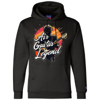 Air Guitar Lover Gag Champion Hoodie | Artistshot