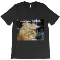 Cat Trump 9 Lives Baby Nine Lives B!vches T-shirt | Artistshot