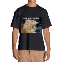 Cat Trump 9 Lives Baby Nine Lives B!vches Urban Heavy T-shirt | Artistshot