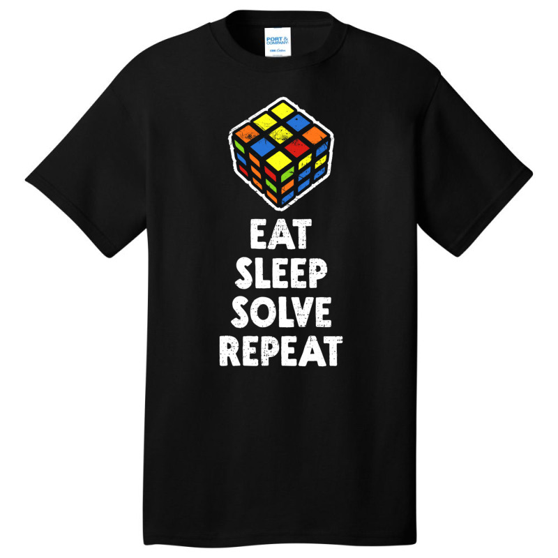 Eat Sleep Solve Repeat Basic T-shirt | Artistshot