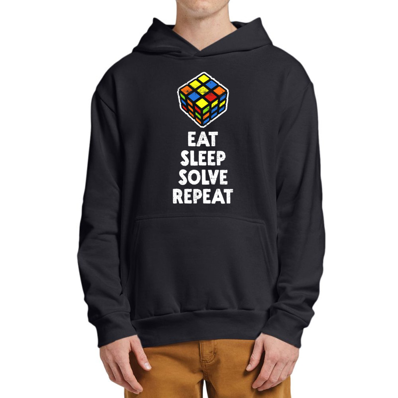 Eat Sleep Solve Repeat Urban Pullover Hoodie | Artistshot