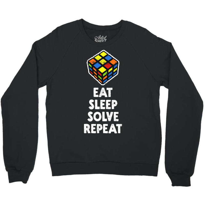 Eat Sleep Solve Repeat Crewneck Sweatshirt | Artistshot