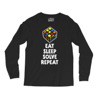 Eat Sleep Solve Repeat Long Sleeve Shirts | Artistshot