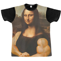 Funny Mona Lisa Bodybuilding Graphic T-shirt | Artistshot