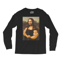 Funny Mona Lisa Bodybuilding Long Sleeve Shirts | Artistshot