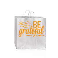 Be Grateful, Heart Jumbo Paper Bag - 18 X 7 X 18 3/4 | Artistshot