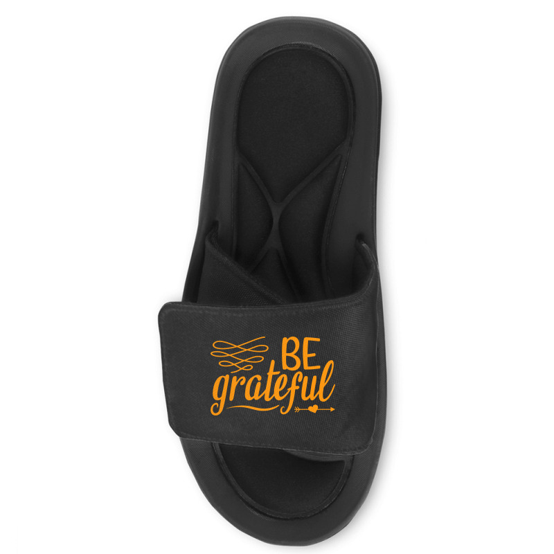 Be Grateful, Heart Slide Sandal | Artistshot