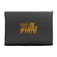 Be Grateful, Heart Accessory Pouches | Artistshot