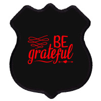 Be Grateful, Heart Shield Patch | Artistshot