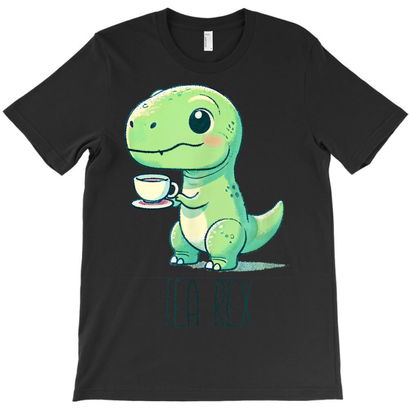 Tyrannosaurs Rex Cute Funny Sip Tea T-shirt | Artistshot