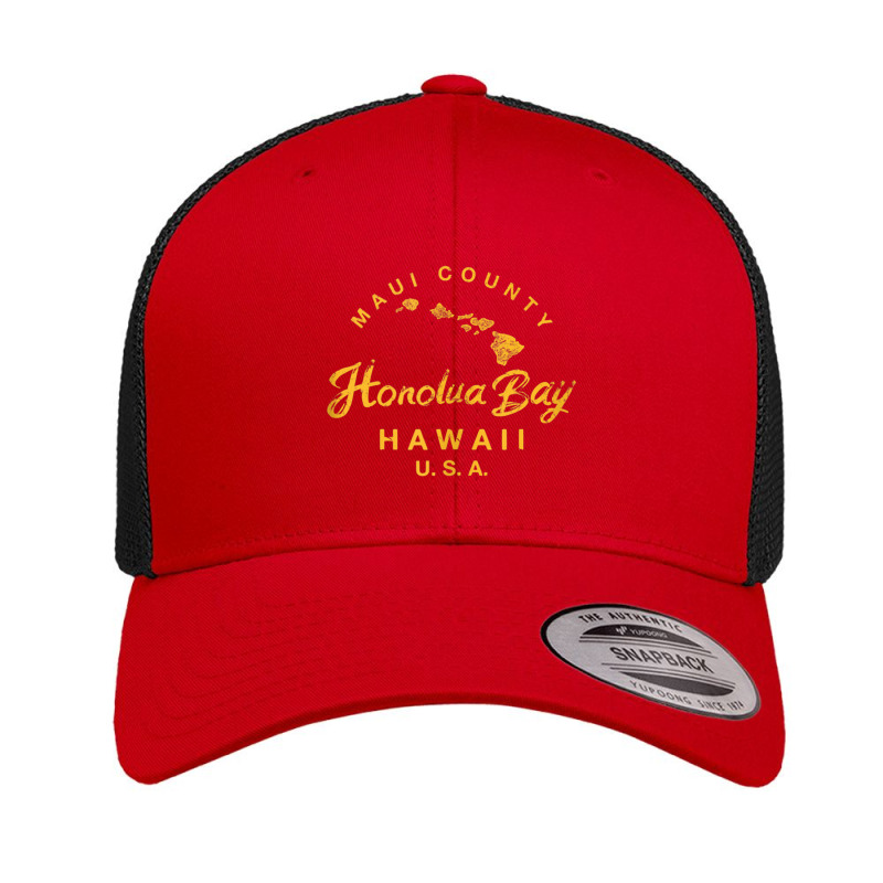 Hawaii Honolua Bay Maui Hawaiian Islands Tank Top Retro Trucker Cap by cm-arts | Artistshot