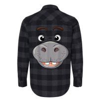 Funny Hippopotamus Flannel Shirt | Artistshot