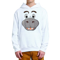 Funny Hippopotamus Urban Pullover Hoodie | Artistshot