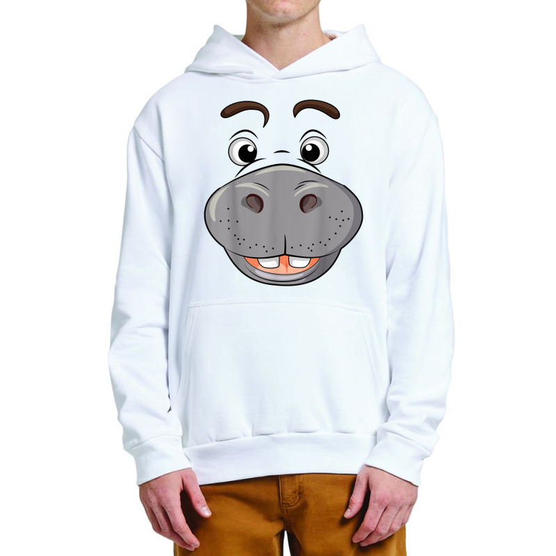 Funny Hippopotamus Urban Pullover Hoodie | Artistshot