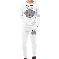 Funny Hippopotamus Hoodie & Jogger Set | Artistshot