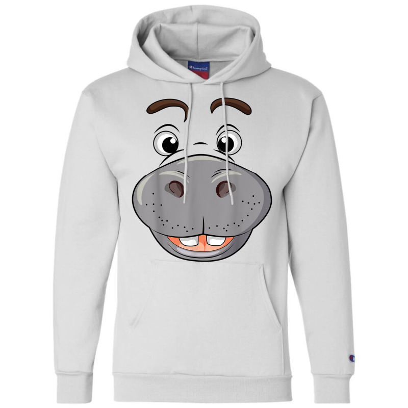 Funny Hippopotamus Champion Hoodie | Artistshot