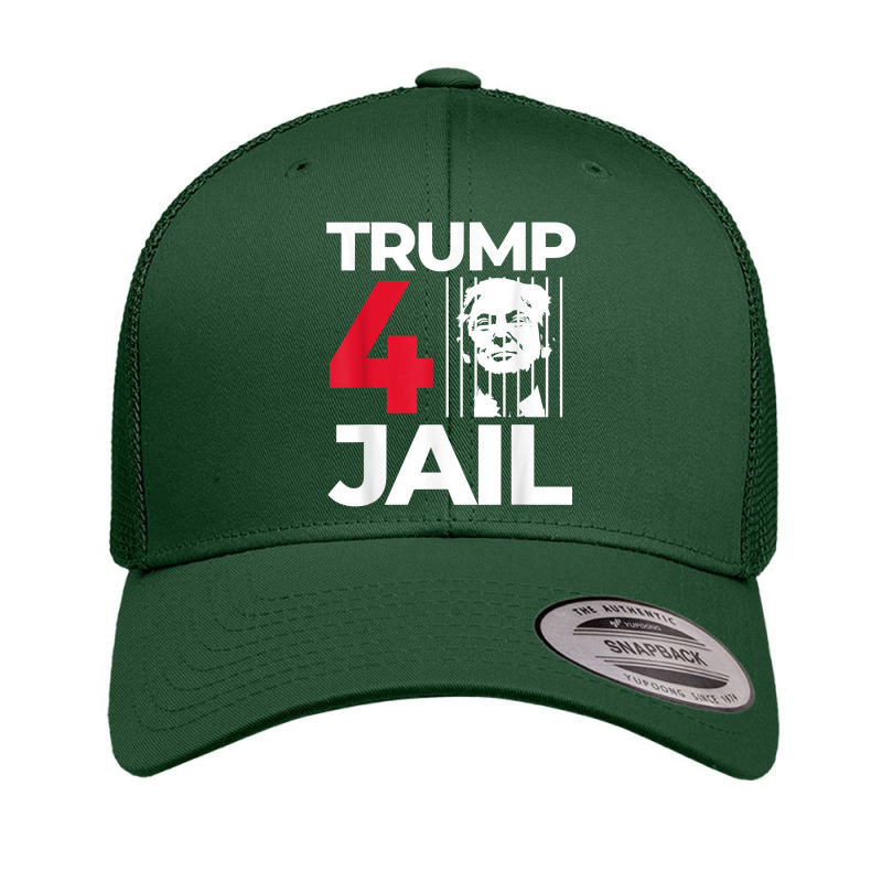 Prison Trump For Prison Trump For Jail Trump 4 Jail T Shirt Retro Trucker Cap | Artistshot