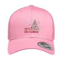 Sparklenation Merry Christmas Tree Bling Rhinestone T Shirt Retro Trucker Cap | Artistshot