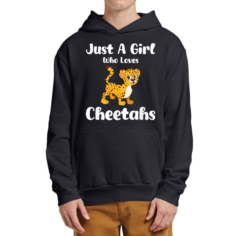 Just A Girl Who Loves Cheetahs Urban Pullover Hoodie | Artistshot