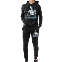 Skeleton Dj Lazy Halloween Hoodie & Jogger Set | Artistshot