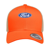 Fuck Distressed Retro Trucker Cap | Artistshot