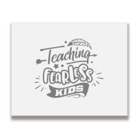 Teaching Fearless Kids Metal Print Horizontal | Artistshot