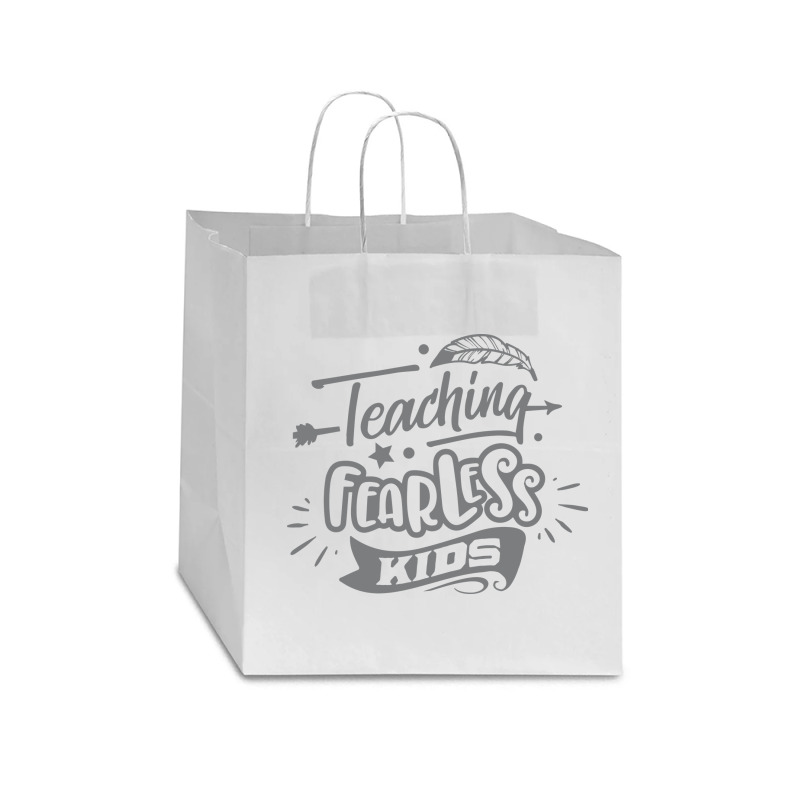 Teaching Fearless Kids Star Paper Bag - 13 X 7 X 13 | Artistshot