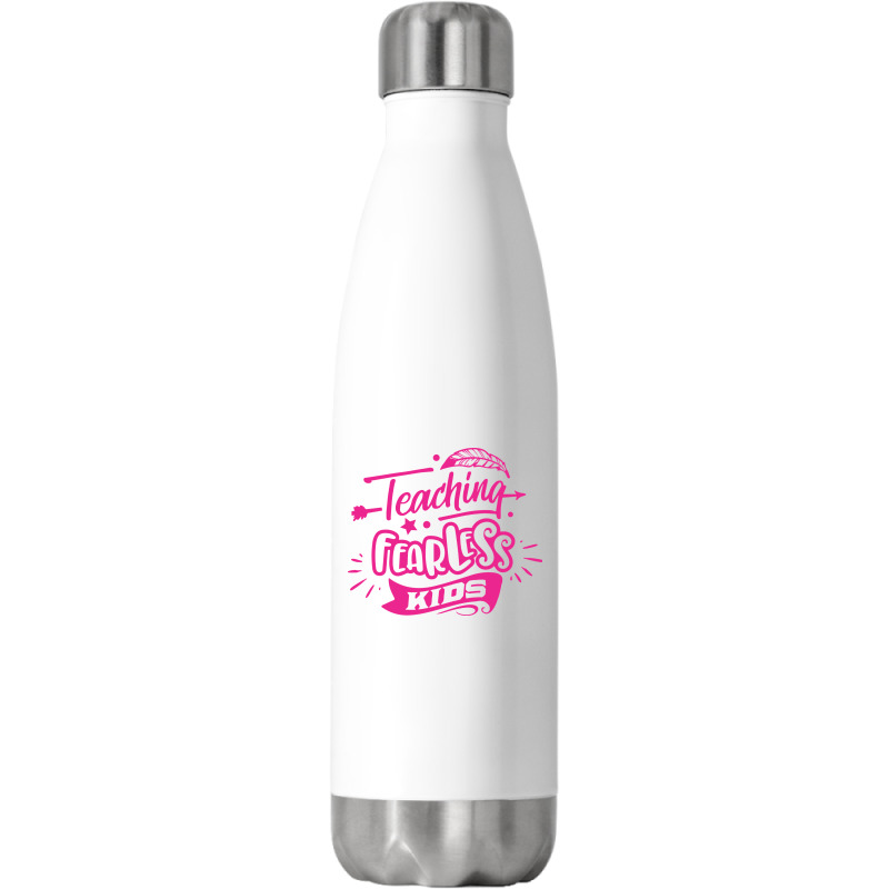 Teaching Fearless Kids Stainless Steel Water Bottle | Artistshot