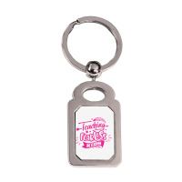 Teaching Fearless Kids Silver Rectangle Keychain | Artistshot