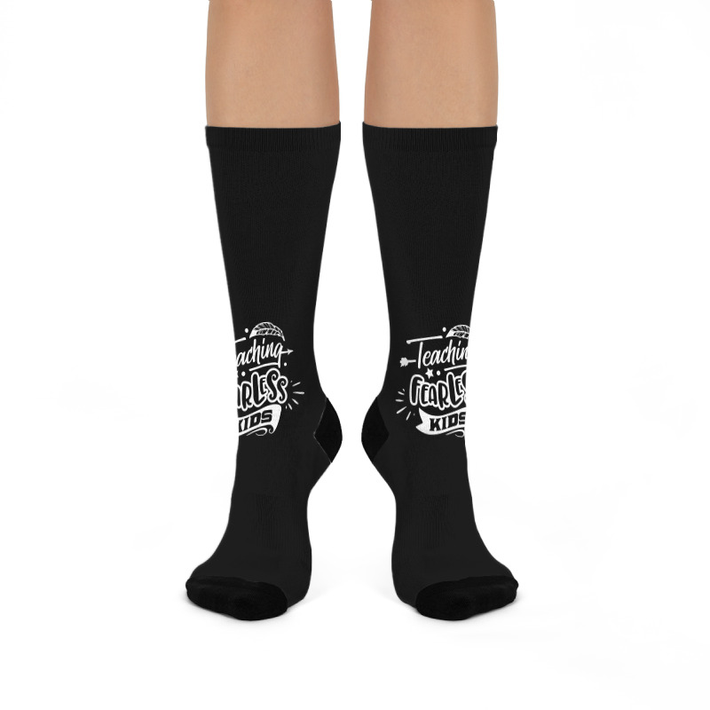 Teaching Fearless Kids Crew Socks | Artistshot