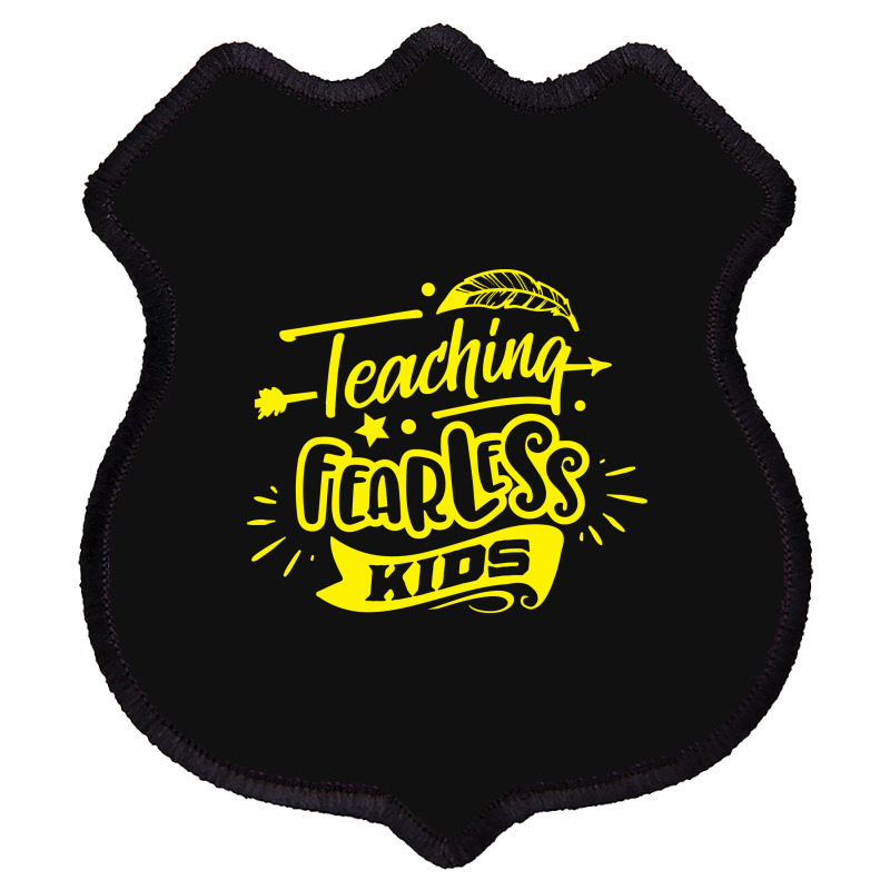 Teaching Fearless Kids Shield Patch | Artistshot