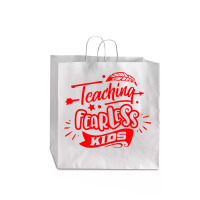 Teaching Fearless Kids Jumbo Paper Bag - 18 X 7 X 18 3/4 | Artistshot