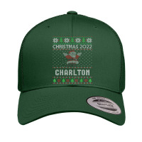 Funny Matching Ugly Christmas Personalized Name Charlton Retro Trucker Cap | Artistshot