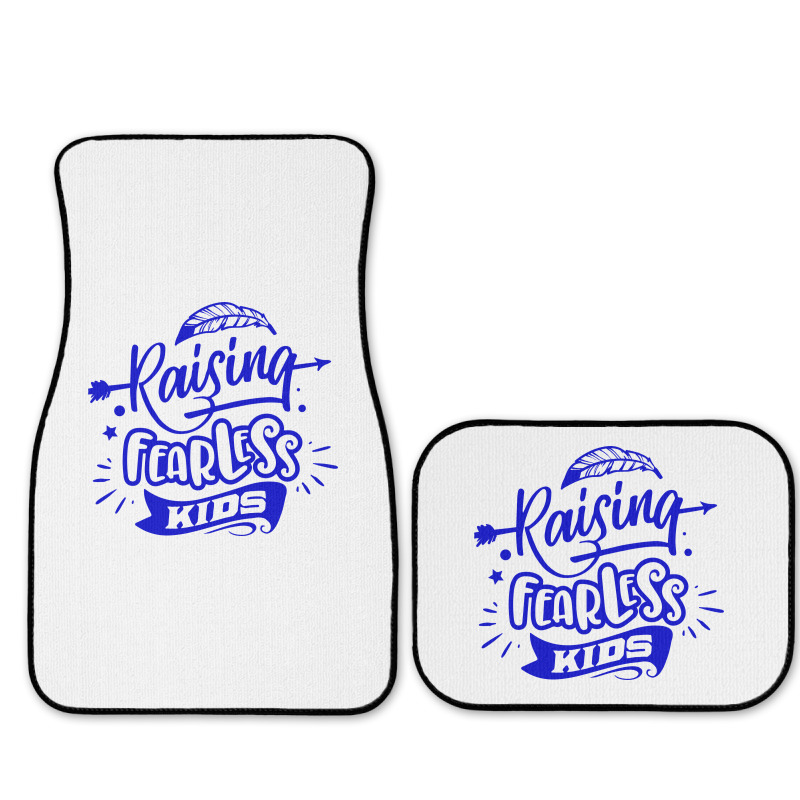 Rasising Fearless Kids Full Set Car Mats | Artistshot