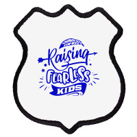 Rasising Fearless Kids Shield Patch | Artistshot