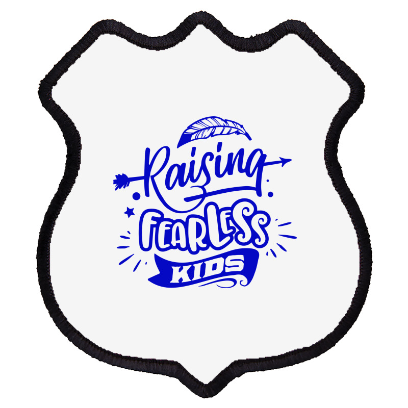 Rasising Fearless Kids Shield Patch | Artistshot