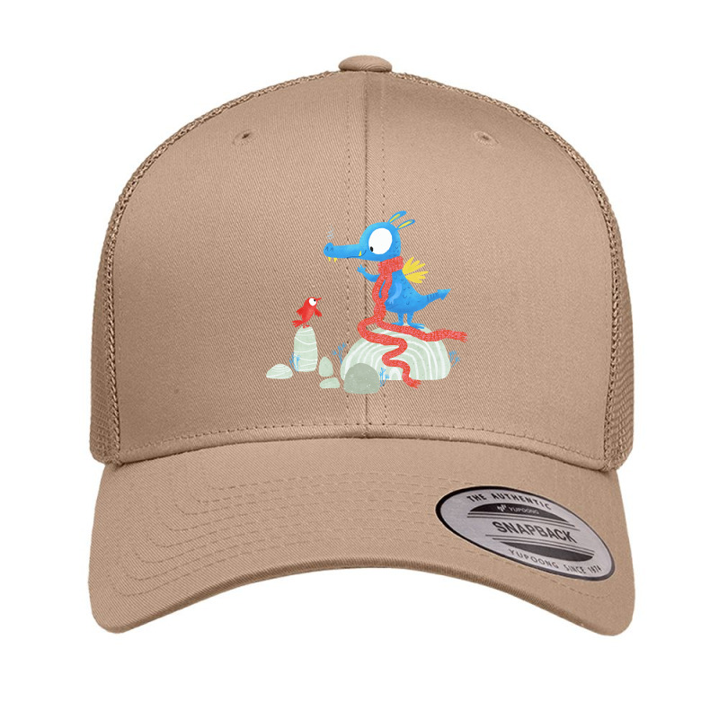 Dragon & Bird - Learn To Fly. Green Retro Trucker Cap by Kenlofu52 | Artistshot