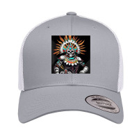 Dia De Los Muertos Aztec Warrior Calavera Mayan Mythology T Shirt Retro Trucker Cap | Artistshot