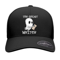 Ghost Writer Ghoul Author Halloween Trick Or Treat Novelist T Shirt Seamless Cap | Artistshot