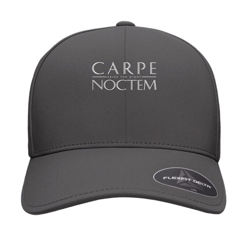 Latin Quote Carpe Noctem Seize The Night Seamless Cap by home12 | Artistshot