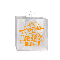 Rasising Fearless Kids Jumbo Paper Bag - 18 X 7 X 18 3/4 | Artistshot