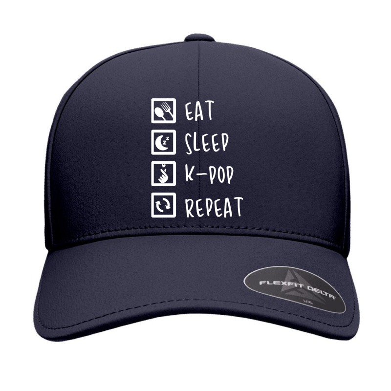 Eat Sleep K-pop Repeat Perfect Combination Music Shirt Essential Seamless Cap by TimothyPickard | Artistshot