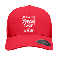 Just A Girl Who Loves Dancing And Karaoke Gift Women Seamless Cap | Artistshot