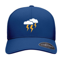 Thunderstorm Lightning Seamless Cap | Artistshot