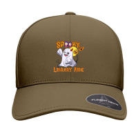 Halloween Spooky Library Aide Gift Seamless Cap | Artistshot