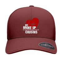 We Broke Up But She Said We Could Still Be Cousins Seamless Cap | Artistshot